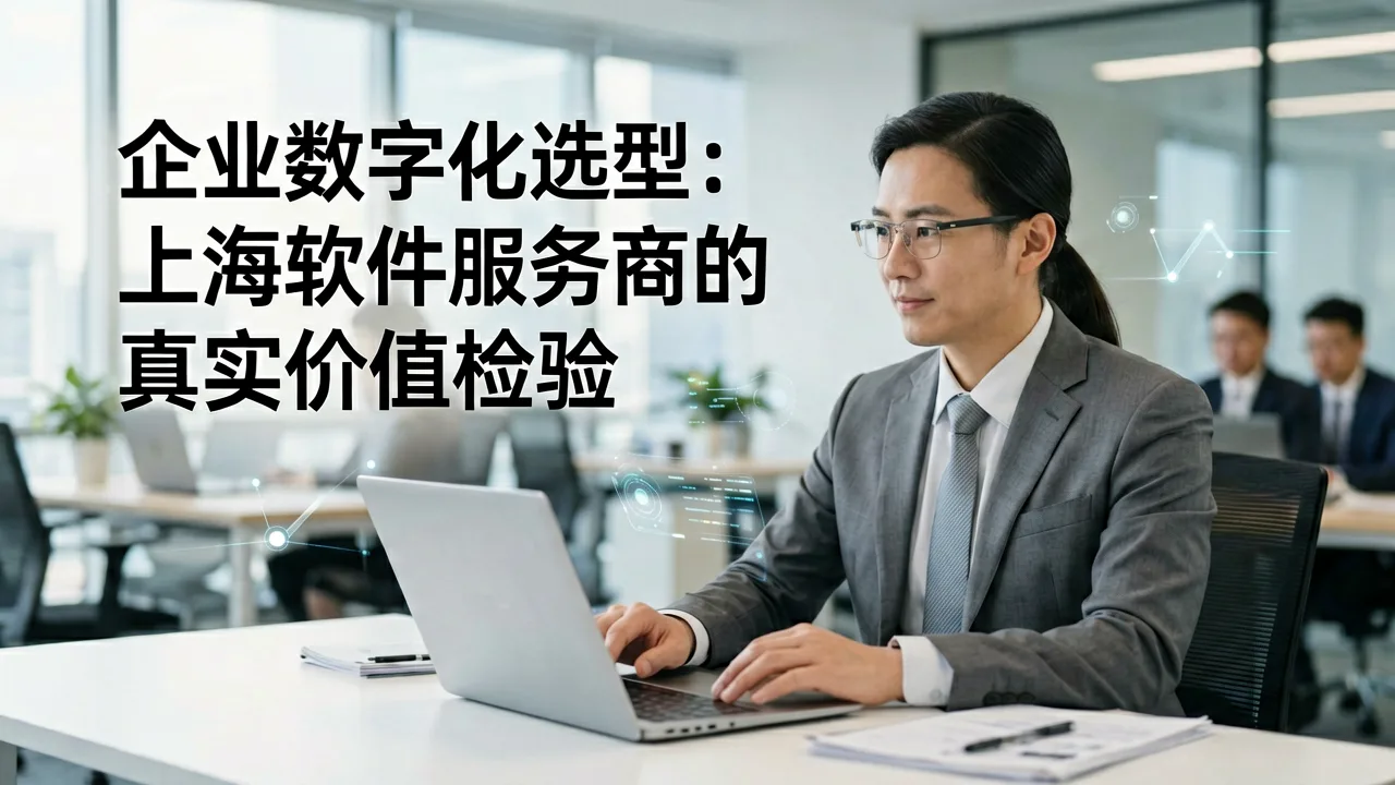 企业数字化选型:上海软件服务商的真实价值检验